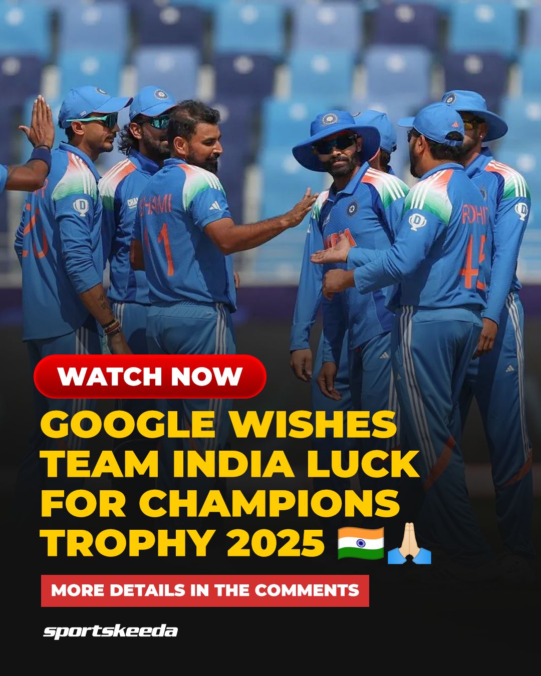 A unique wish from Google for Team... - Sportskeeda Cricket | Facebook
