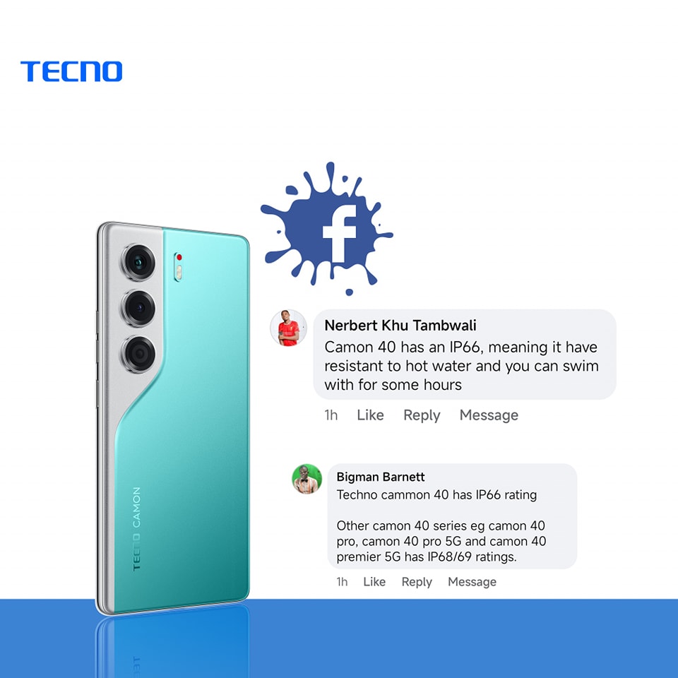 TECNO - The correct answer is IP66 Congratulations our winners ...