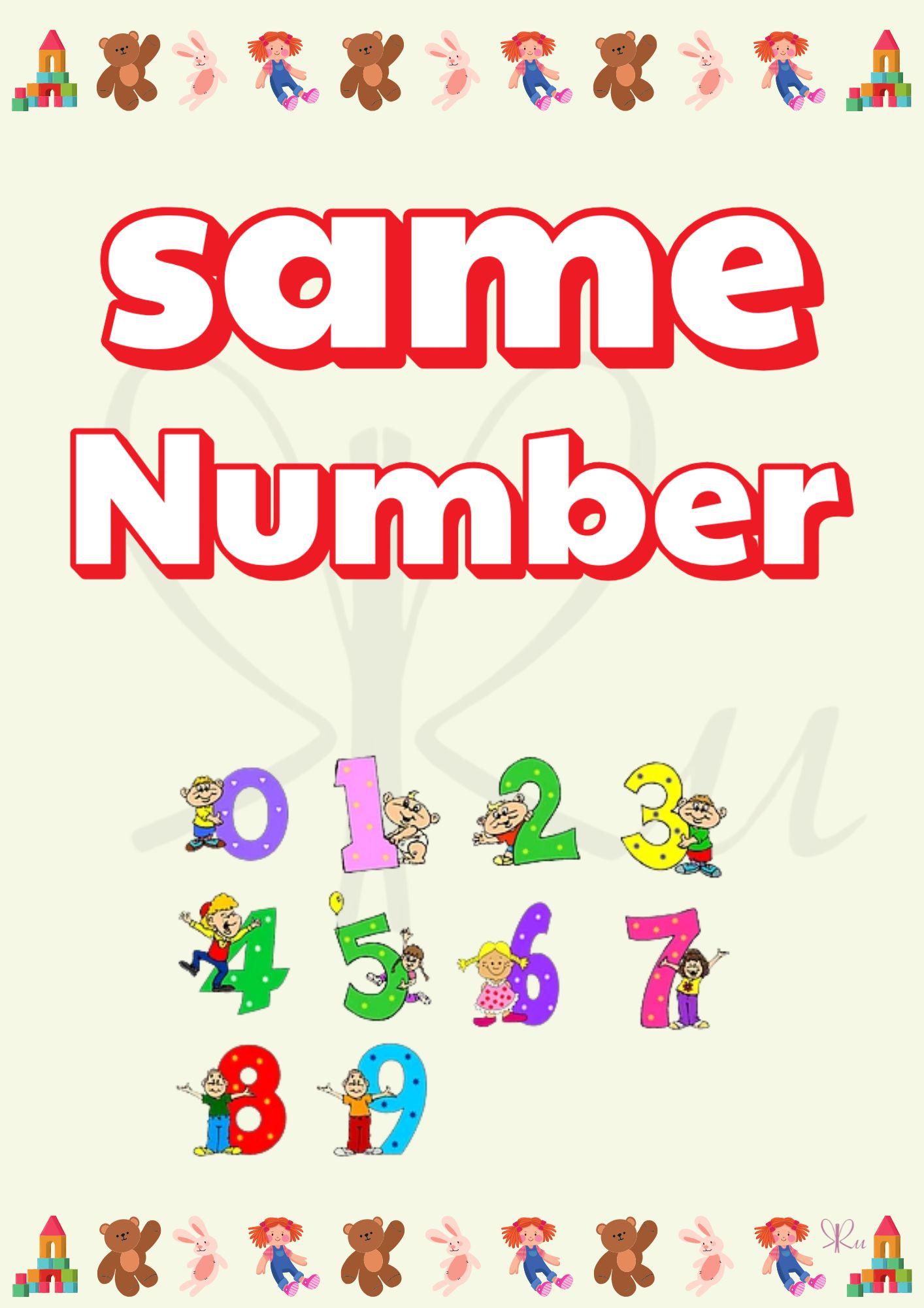 Grade 1 | Mathematics: Same Number | Facebook