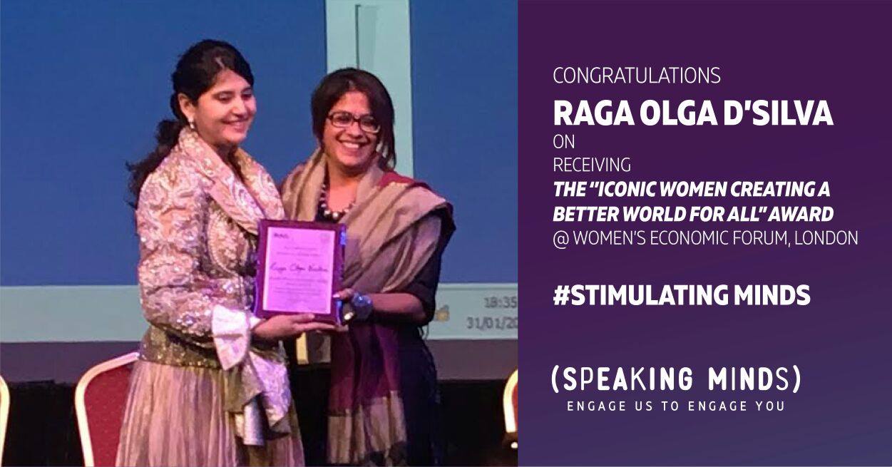 OUTSpoken - Speaking Minds, Managing Partner Raga Olga D'silva, makes ...