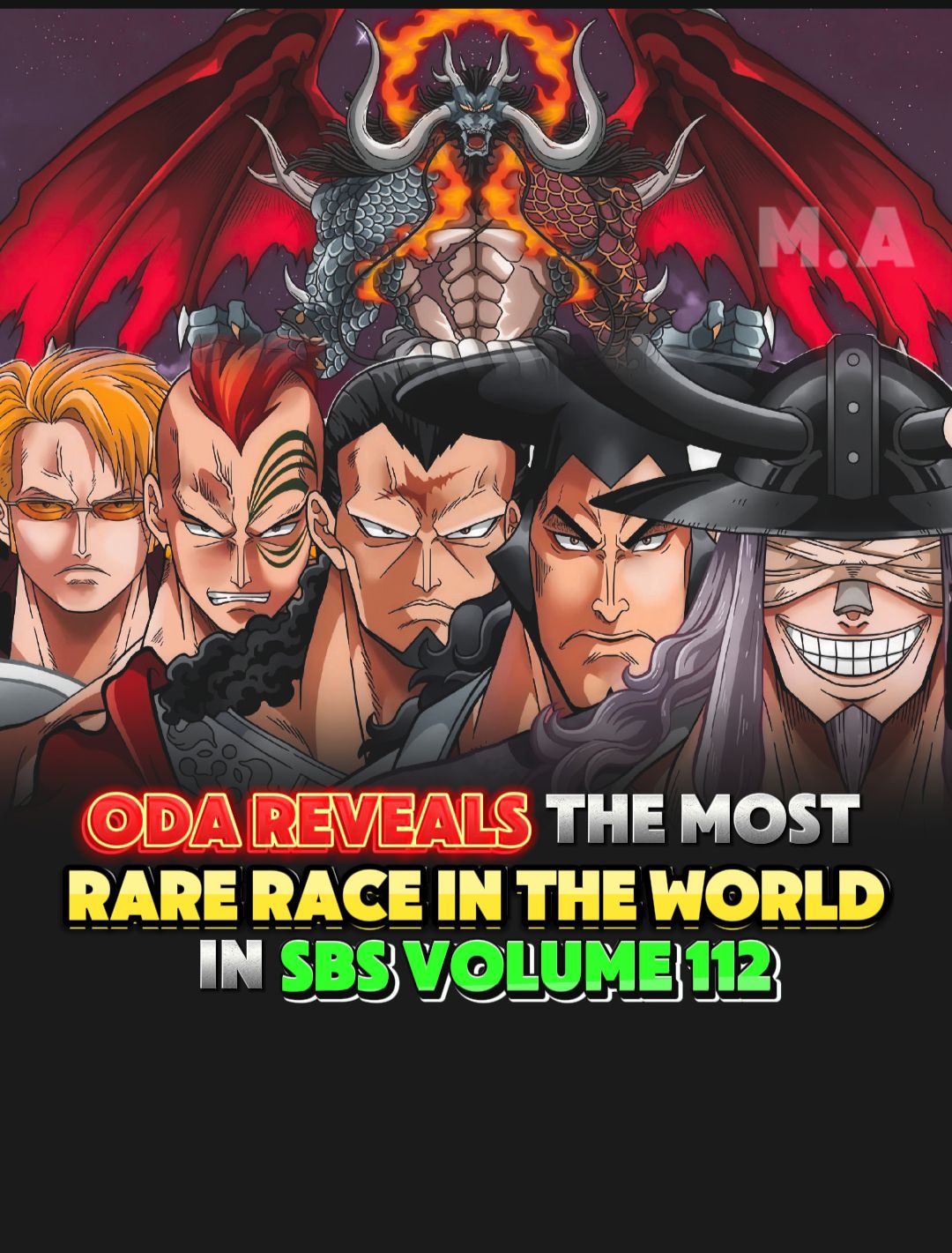 M.A - Oda Introduces The Rarest Race In One Piece Funnily enough, Oda ...