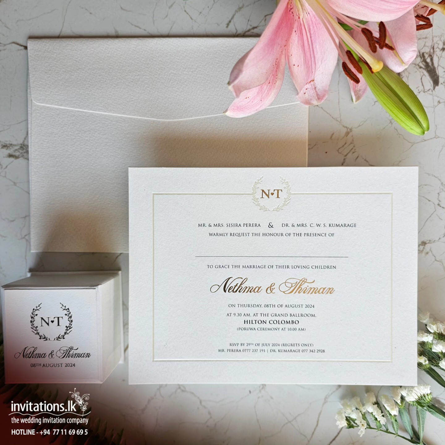 Wedding Invitations Sri Lanka - Rda Creations - We have more cards and ...