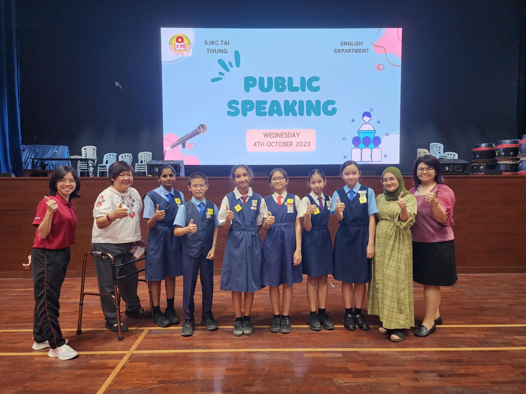 吉隆坡大同华小 - 📣Year 6 Public Speaking Competition Winners: (From the right ...
