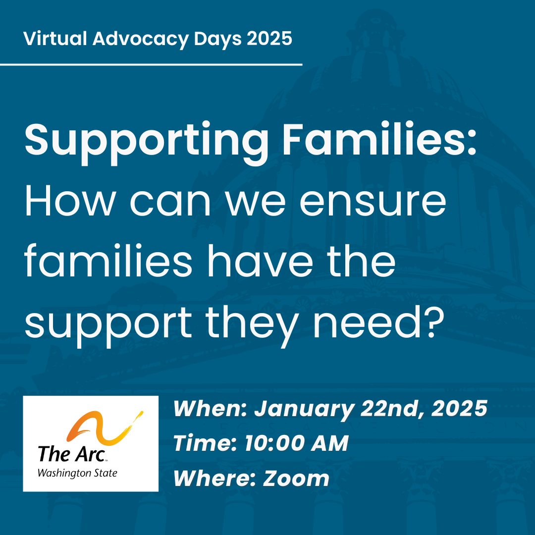 ️ Join us for Advocacy Days... - The Arc - Washington State
