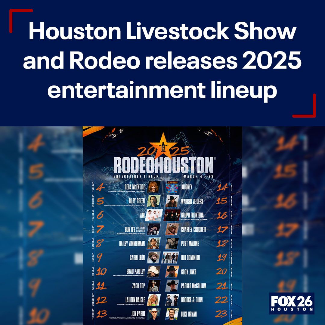 Houston Livestock Line Up The 2024 Houston Livestock Show And Rodeo