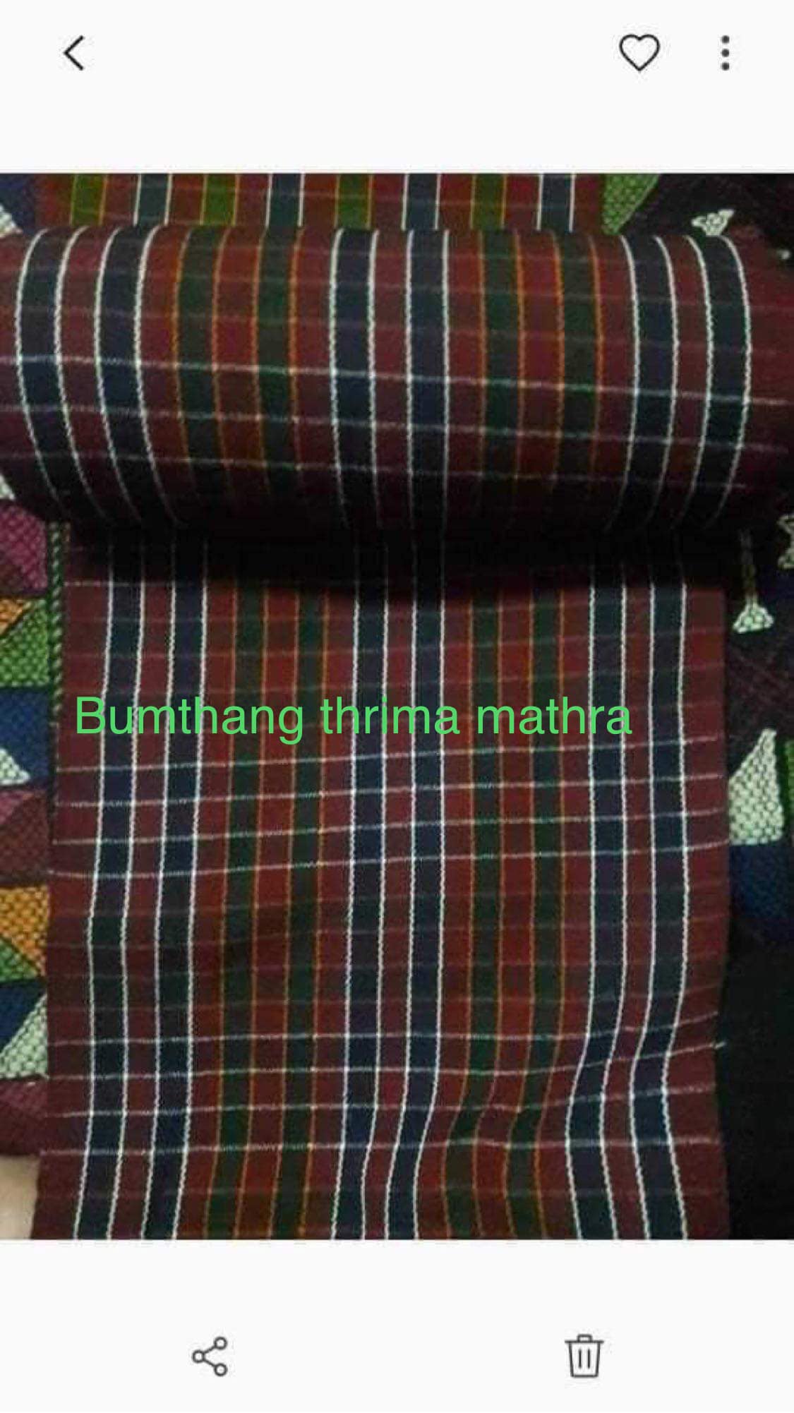 Bumthap Mathra, Therma gho and kira