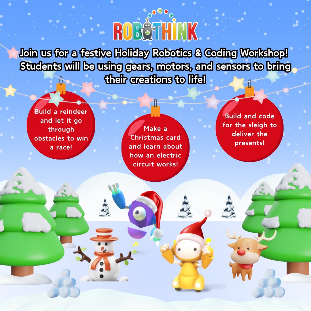 RoboThink - 🎉🤖 Get ready for an epic adventure at our Holiday Robotics ...