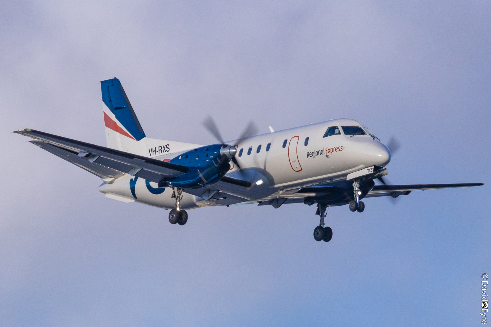 Rex Airlines Saab 340 ZL6833 flying of to Sydney from Dubbo