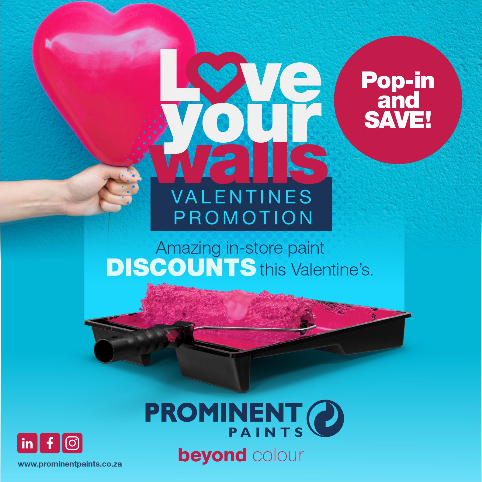 Prominent Paints SA - 💖 Fall in love with your walls this Valentine’s ...