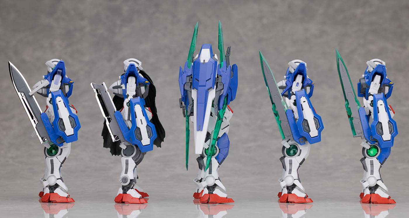 RG Gundam Exia Repair IV comparisons with others RG. Credit to the