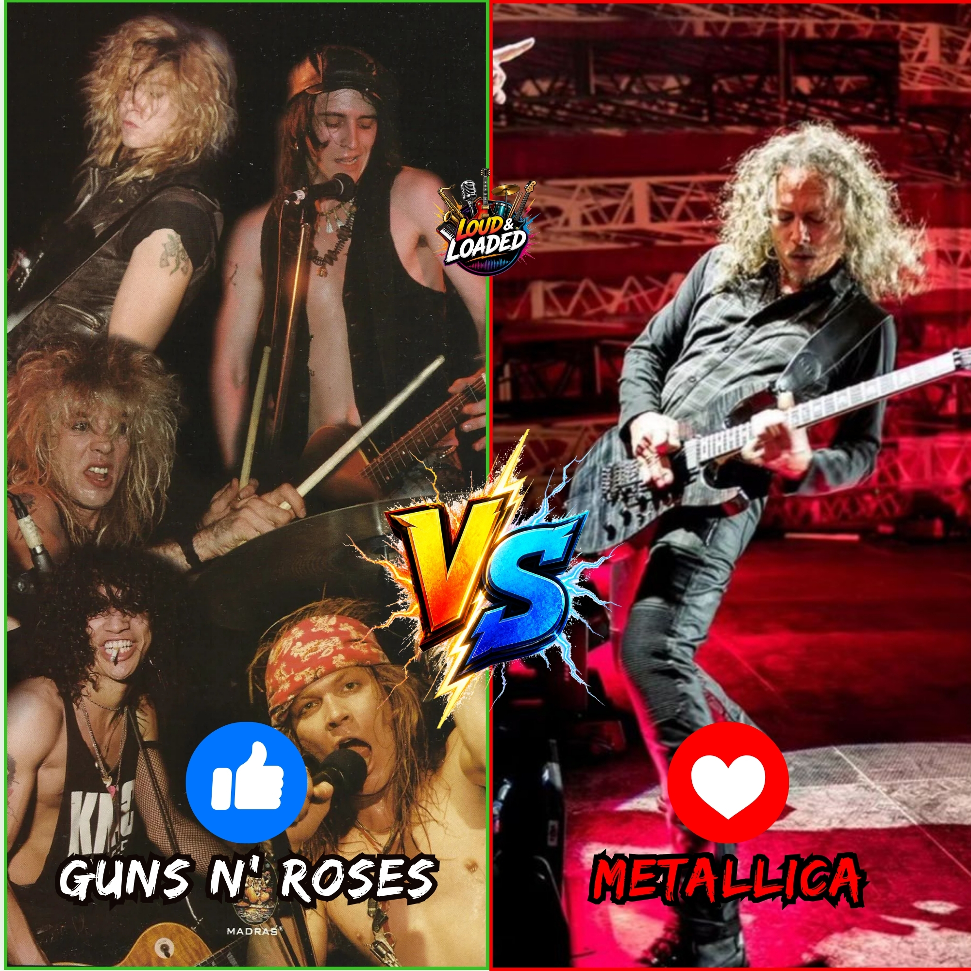 The Guns N' Roses/Metallica Stadium Tour was a co-headlining