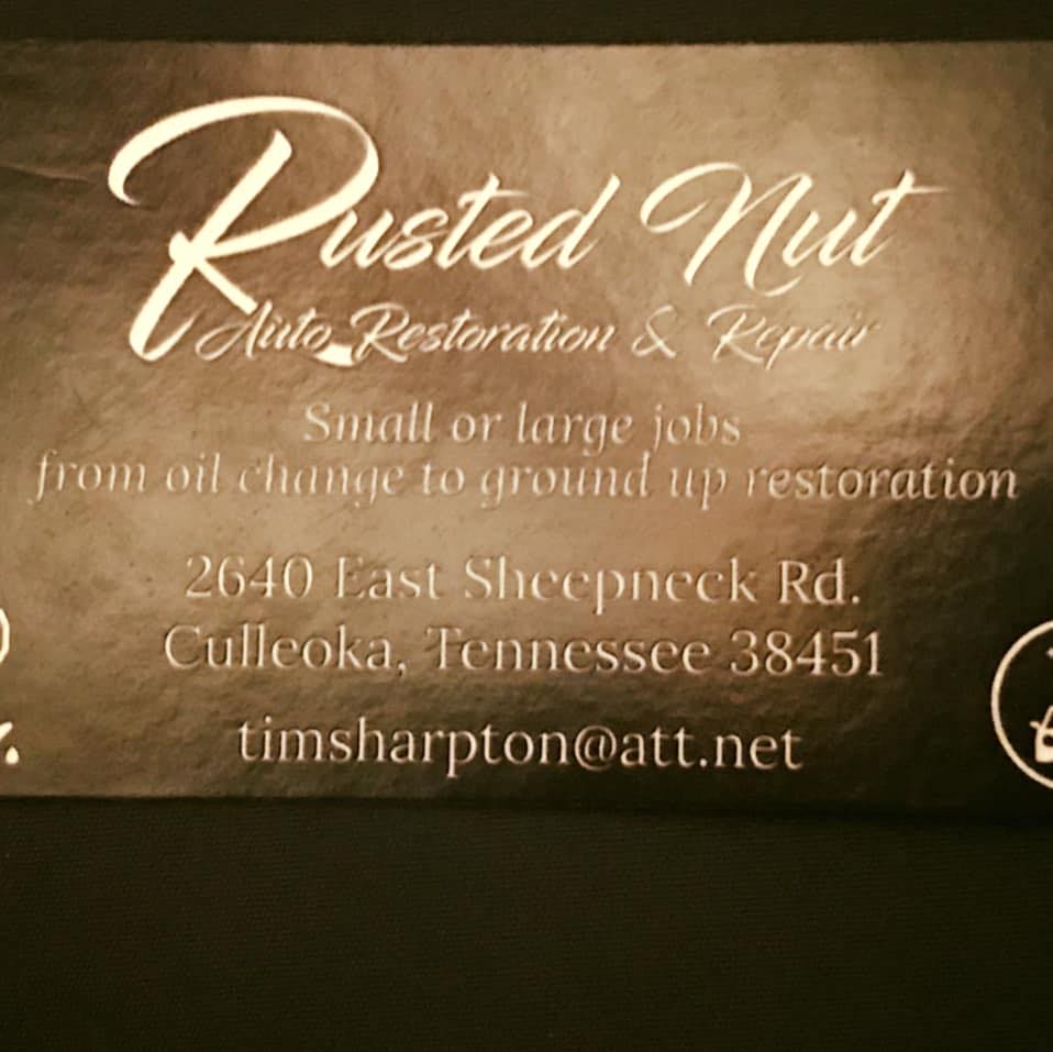 Rusted Nut Restoration & Repair | Culleoka TN