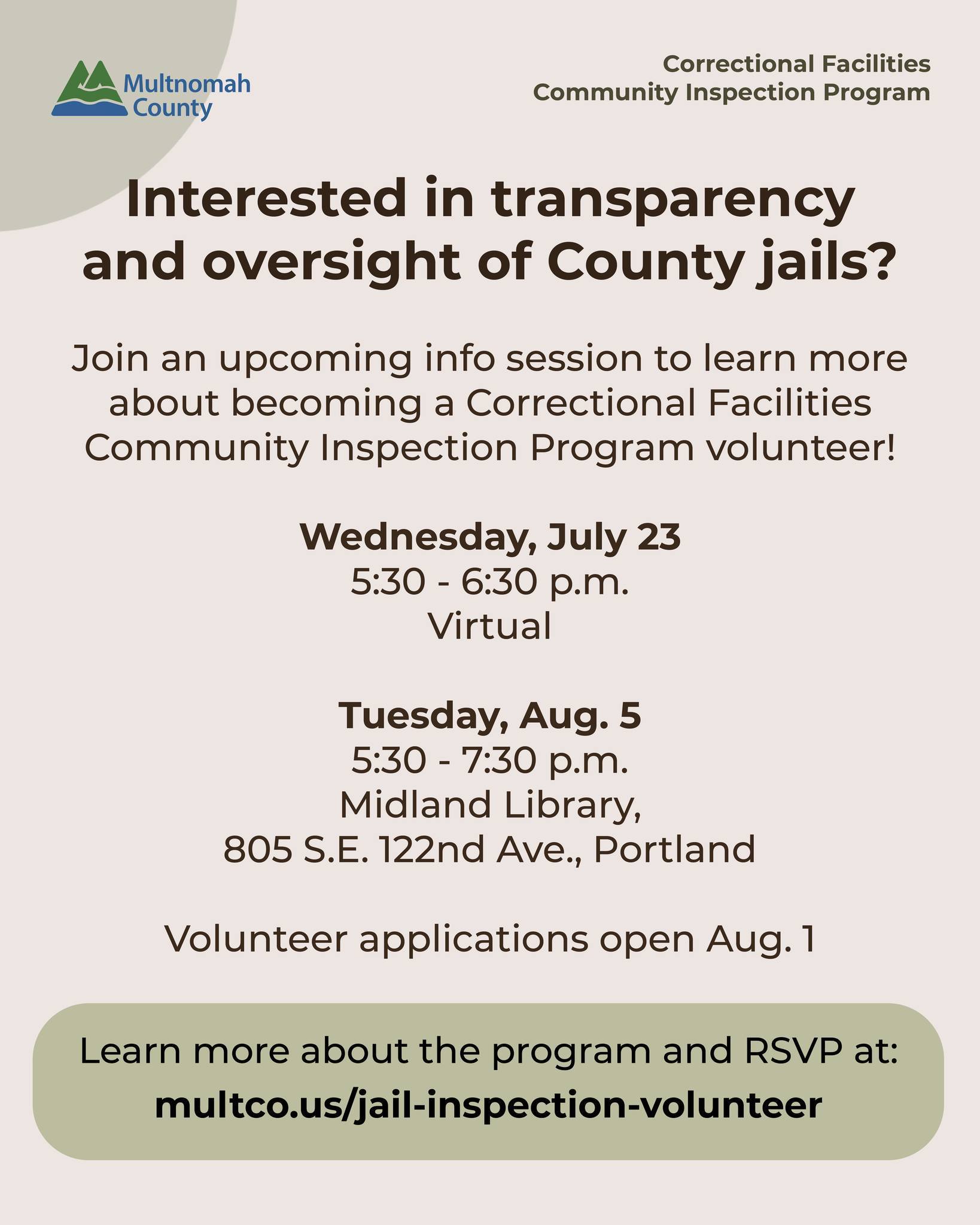 Multnomah County... - Multnomah County Sheriff's Office
