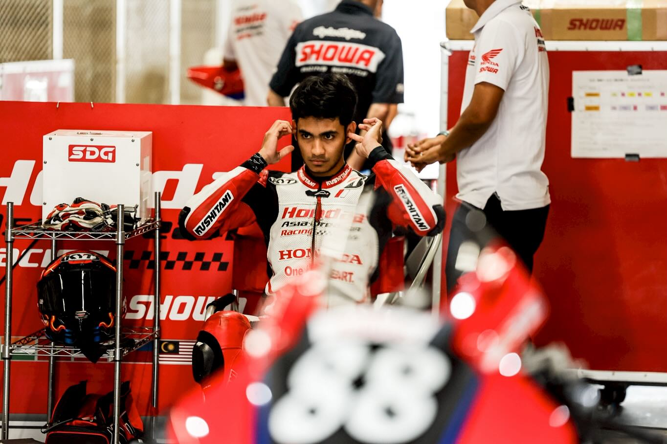 Done ✓ for day 1 of Suzuka 8 Hours 1st Test🌧️ @27_andigilang