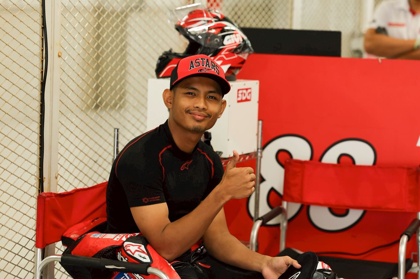 Done ✓ for day 1 of Suzuka 8 Hours 1st Test🌧️ @27_andigilang