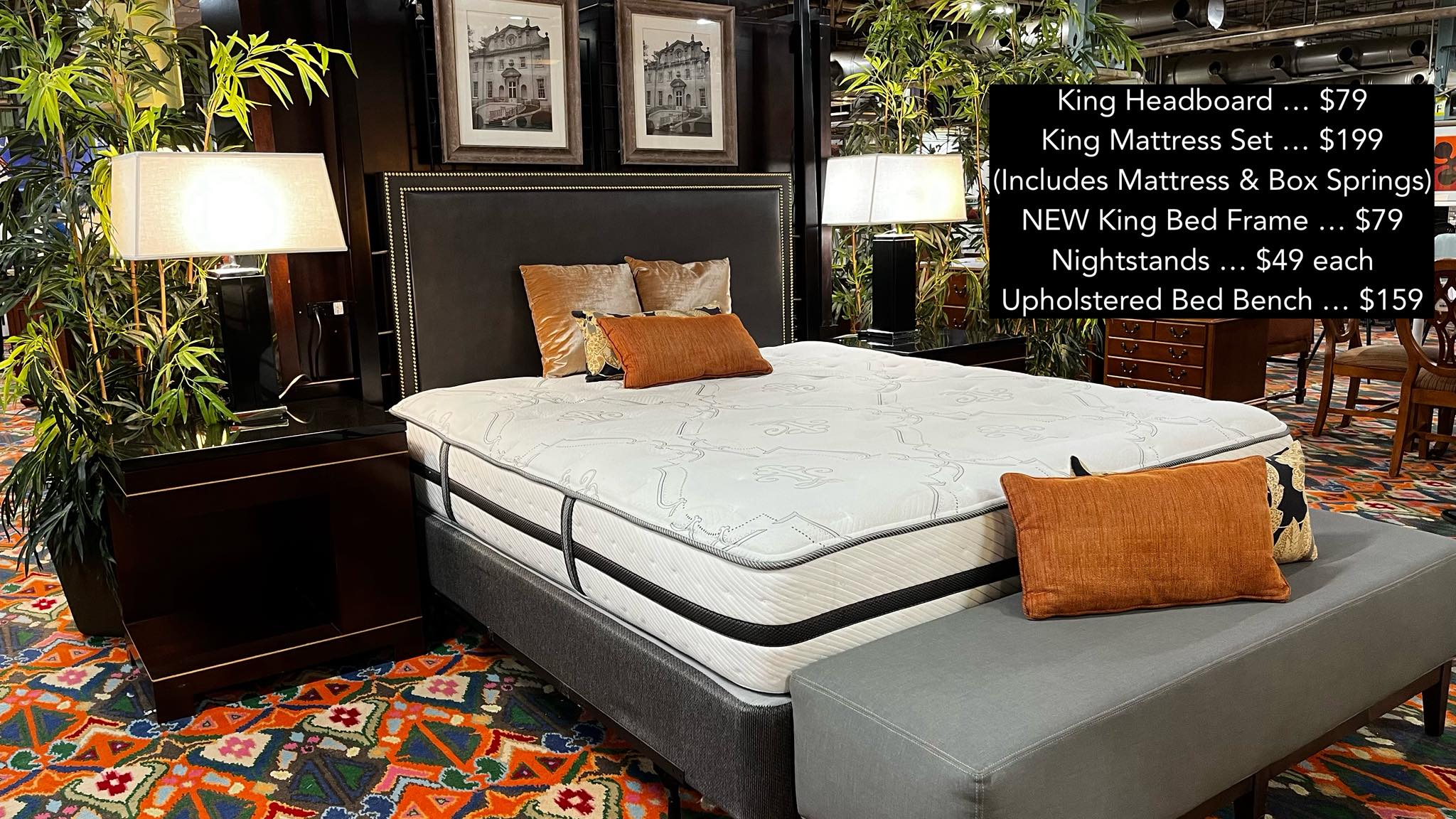 Cash - Items just in from the Ritz-Carlton! King poster headboard 74.25 ...