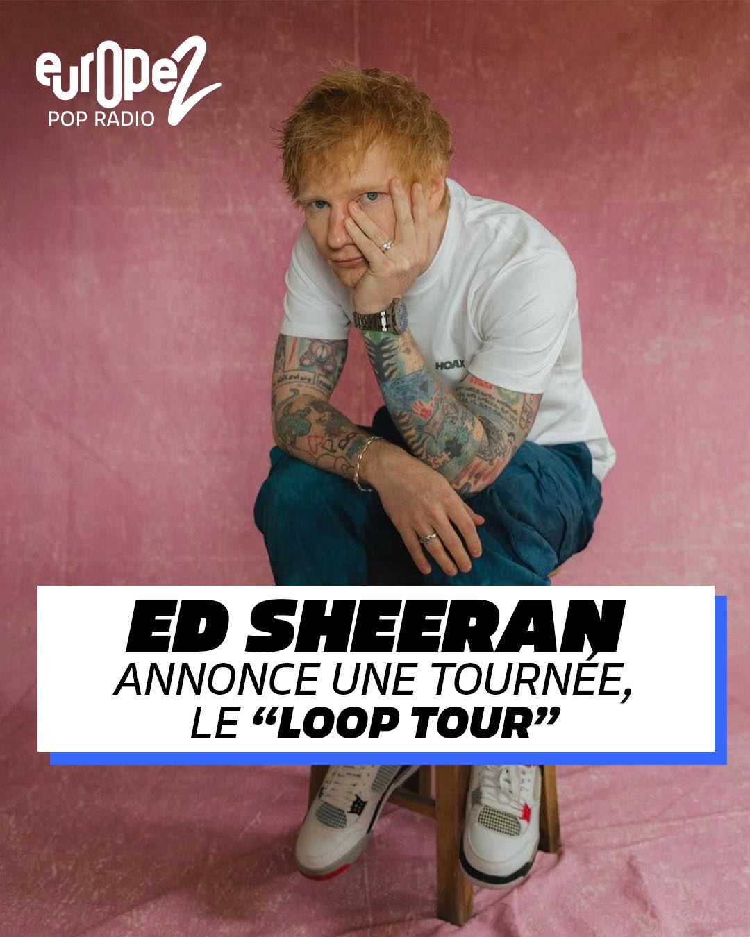 Europe 2 - Ed Sheeran lance sa tournée “Loop” et comme... | Facebook
