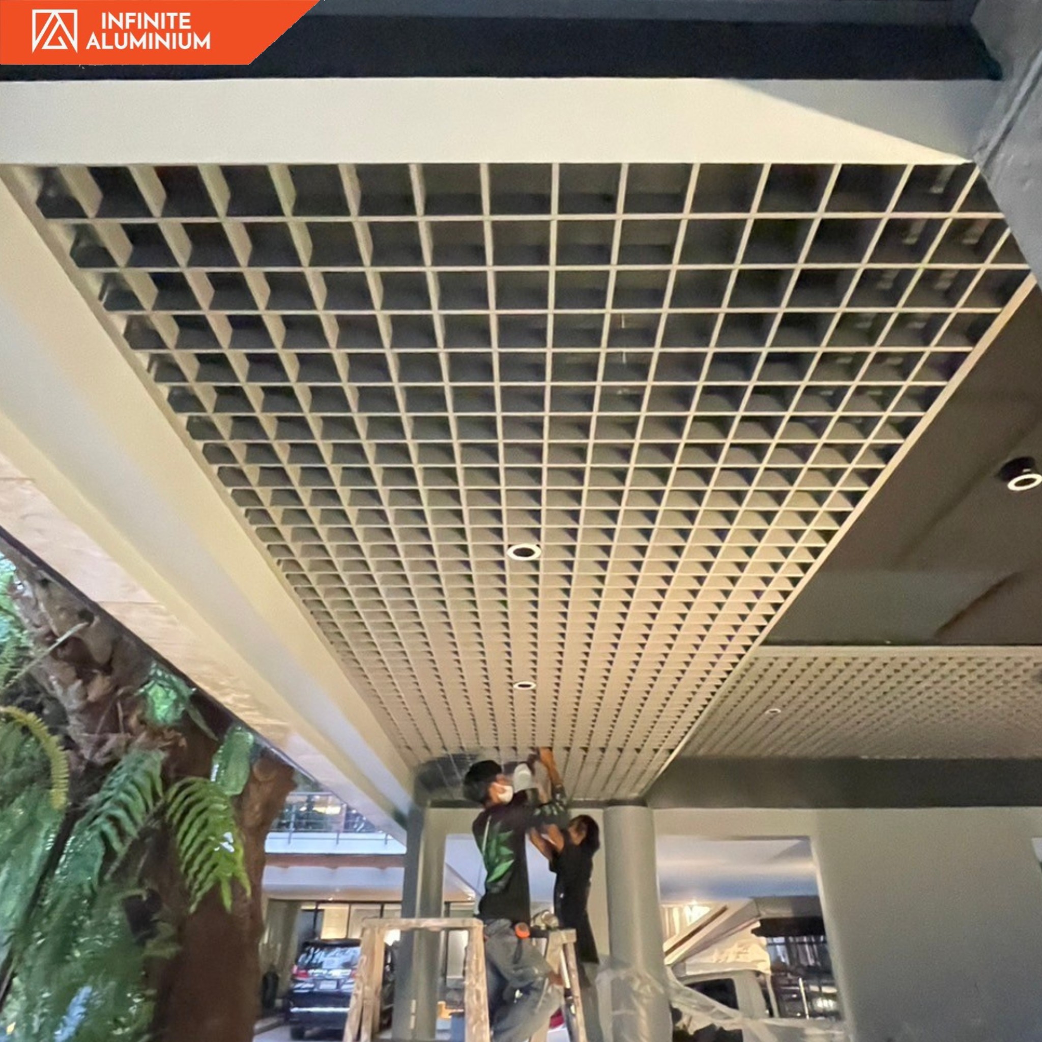 ฝ้าอลูมิเนียม... - ฝ้าอลูมิเนียม infinite aluminium ceiling