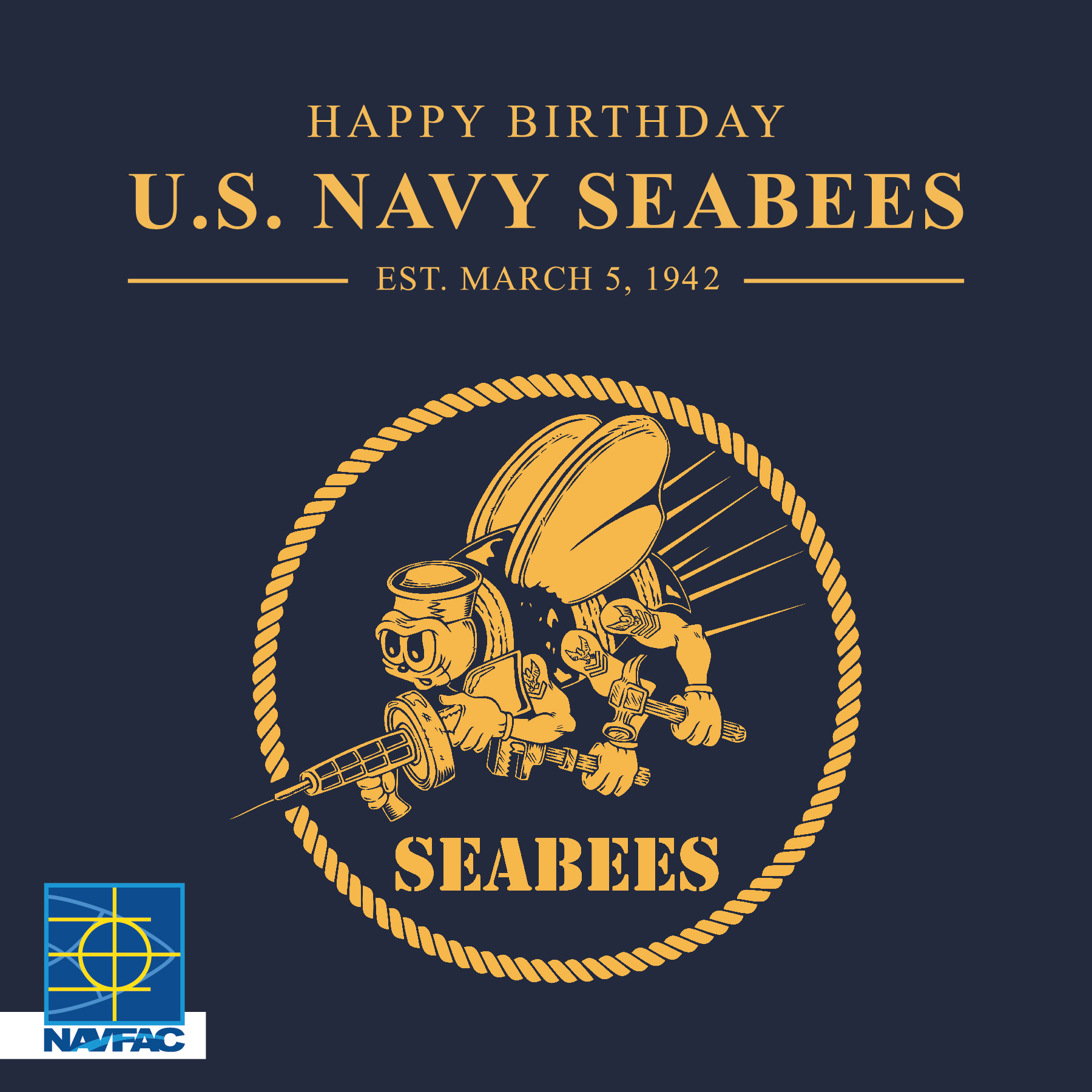 Seabees' 83rd birthday celebration.