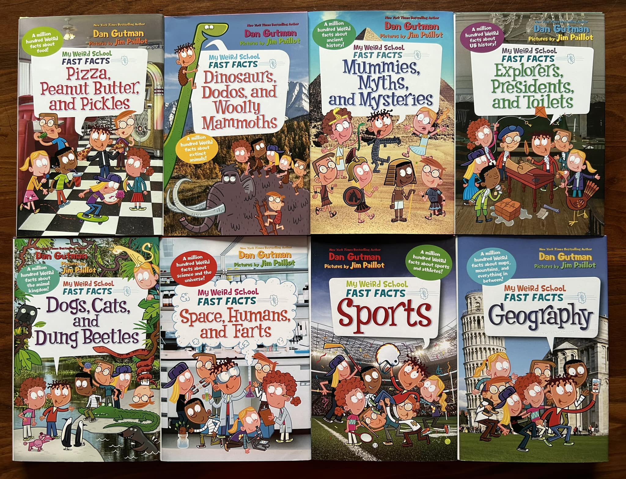 Some kids prefer to read non-fiction. For them, I've written eight