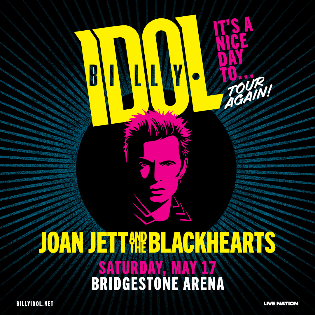 It's a Nice Day To… Tour Again! Billy Idol with Joan Jett and the