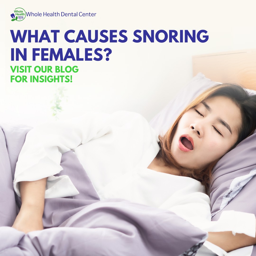Whole - Snoring isn't just a man's problem! 😴 Women can snore too, and ...