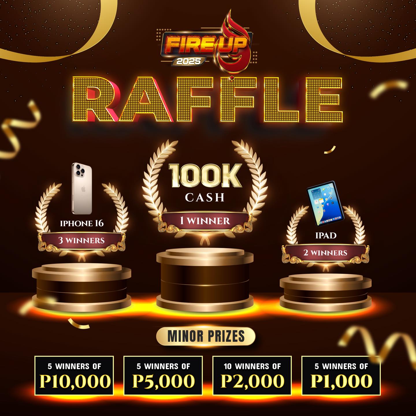 ‼️FireUp 2025 Raffle Alert ‼️ Win... - Team Blast Worldwide | Facebook