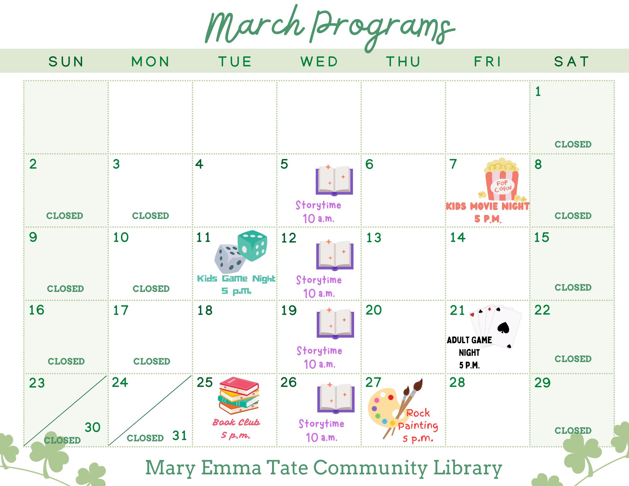 Mary - Spring is in the air, and we’ve got a full lineup of programs to ...