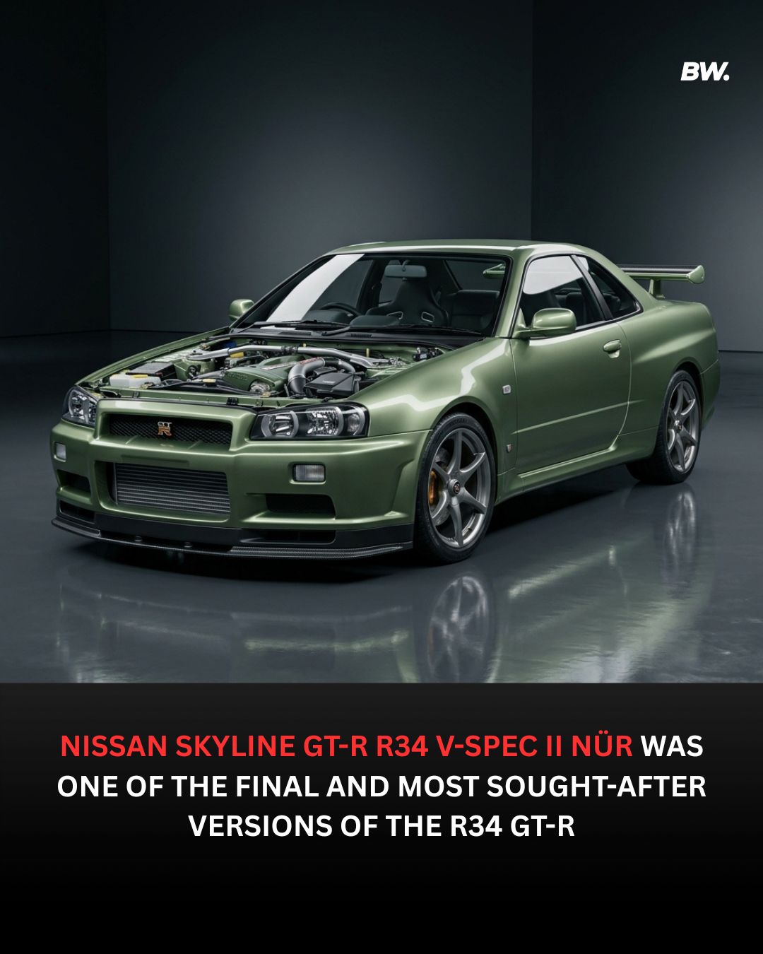 Nissan Skyline GT-R BNR34 V-Spec II NUR with Nismo parts