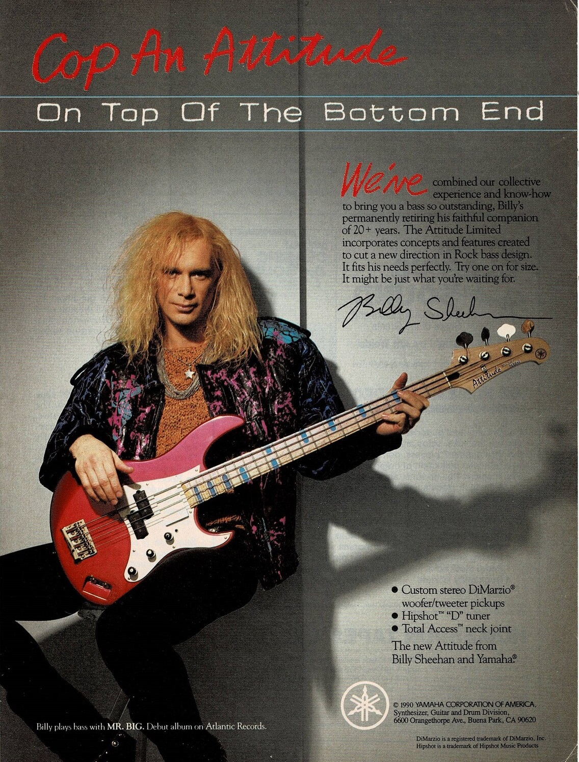 Billy Sheehan Yamaha RBX Bass #bass #billysheehan #MRBIG #bassplayers