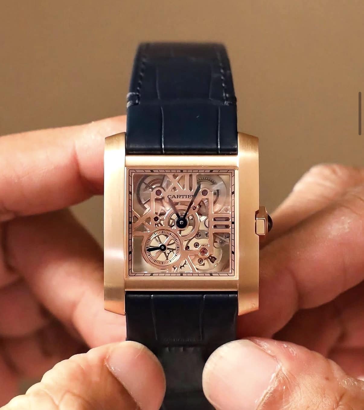 中國鐘錶 - #Cartier卡地亞 #新作上市 ☞ 名家玩賞 Cartier Tank Française 18k玫瑰金鏤空法國坦克新作 ...