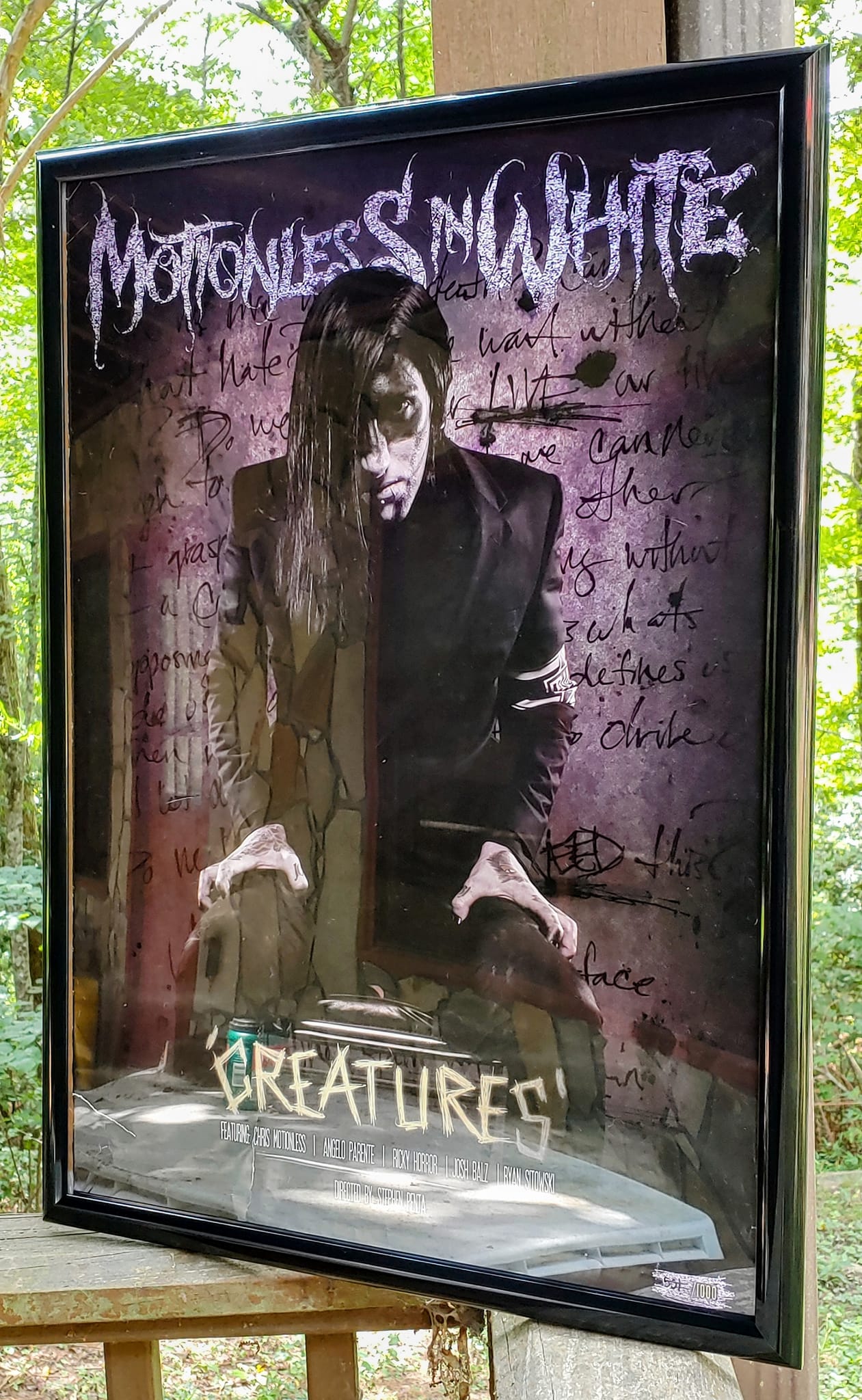 Motionless In White - CD4枚＋サイン入りポスター Motionless In White Limited Edition Poster Acquisition