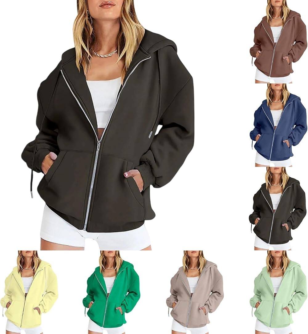 AD 45% OFF Code + 20% Coupon! Women's Quarter-Zip Fleece Hoodie