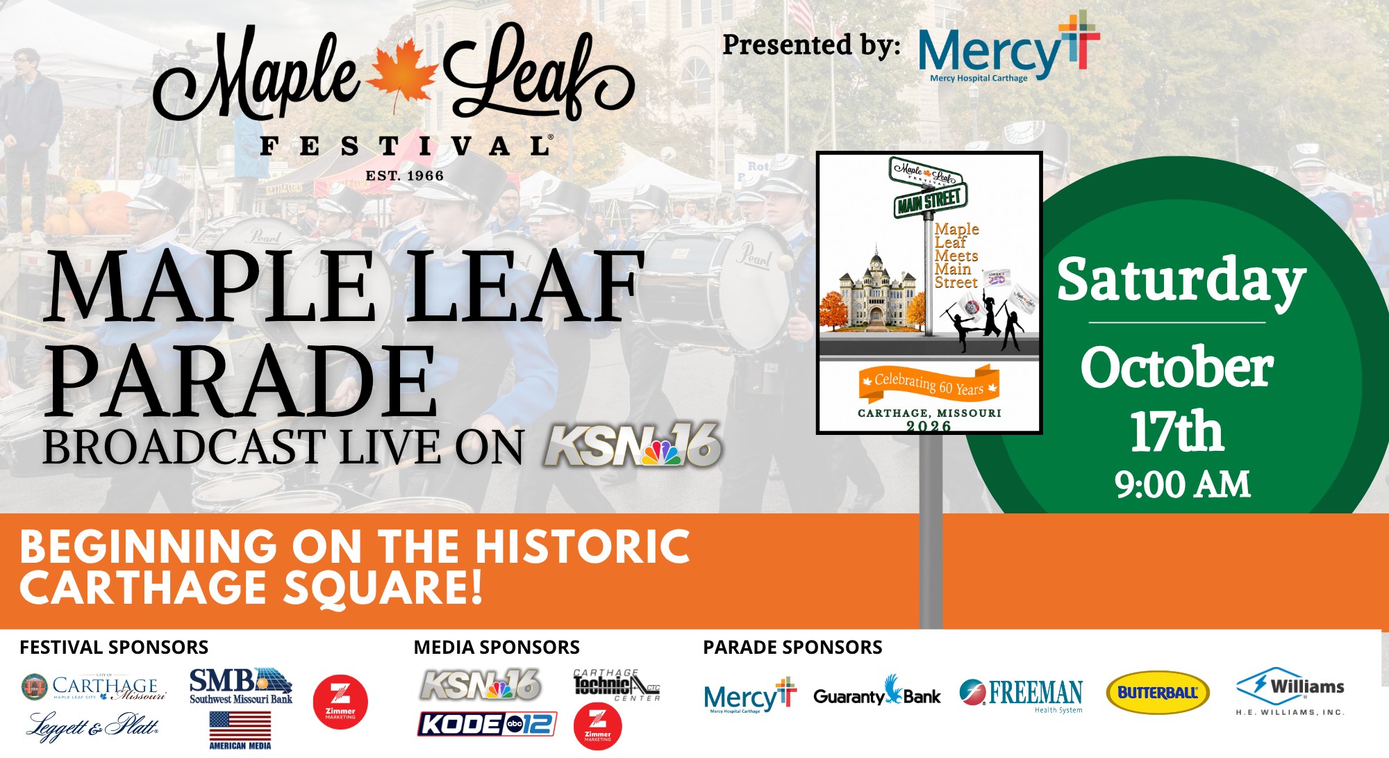 Maple Leaf Festival® Parade - 2026