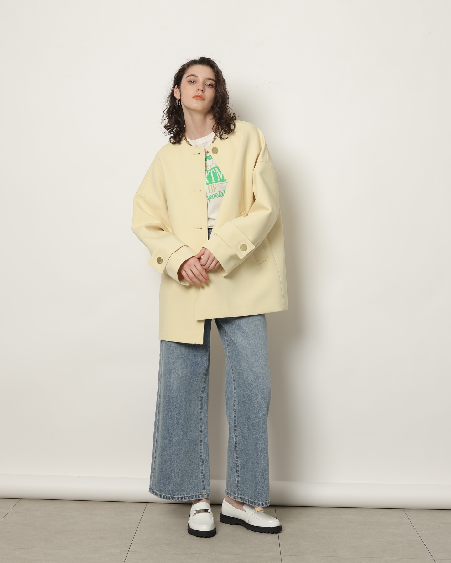 SPRING OUTER✔︎ -春大活躍のアウターをご紹介- ノーカラートレンチ
