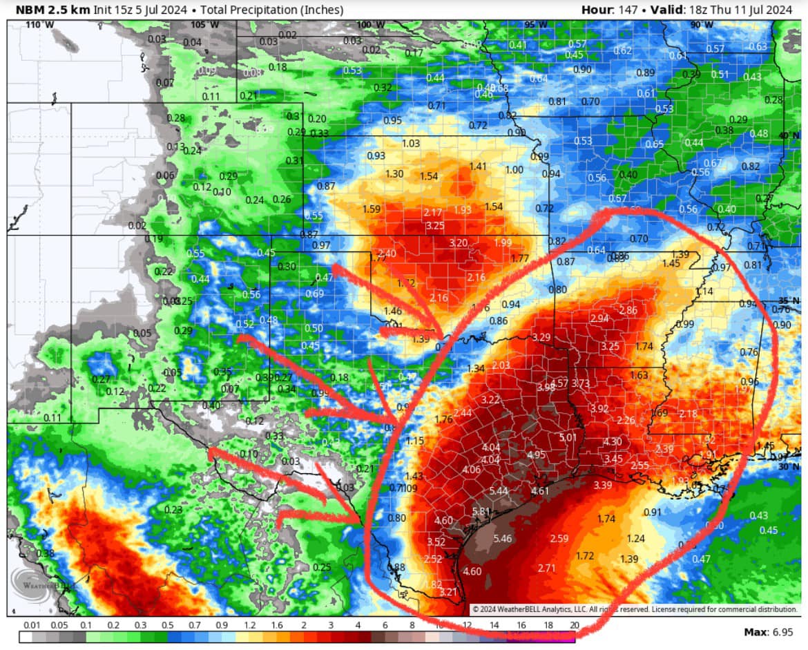 Byron - Will moisture from “Beryl” impact New Mexico? No weather ...