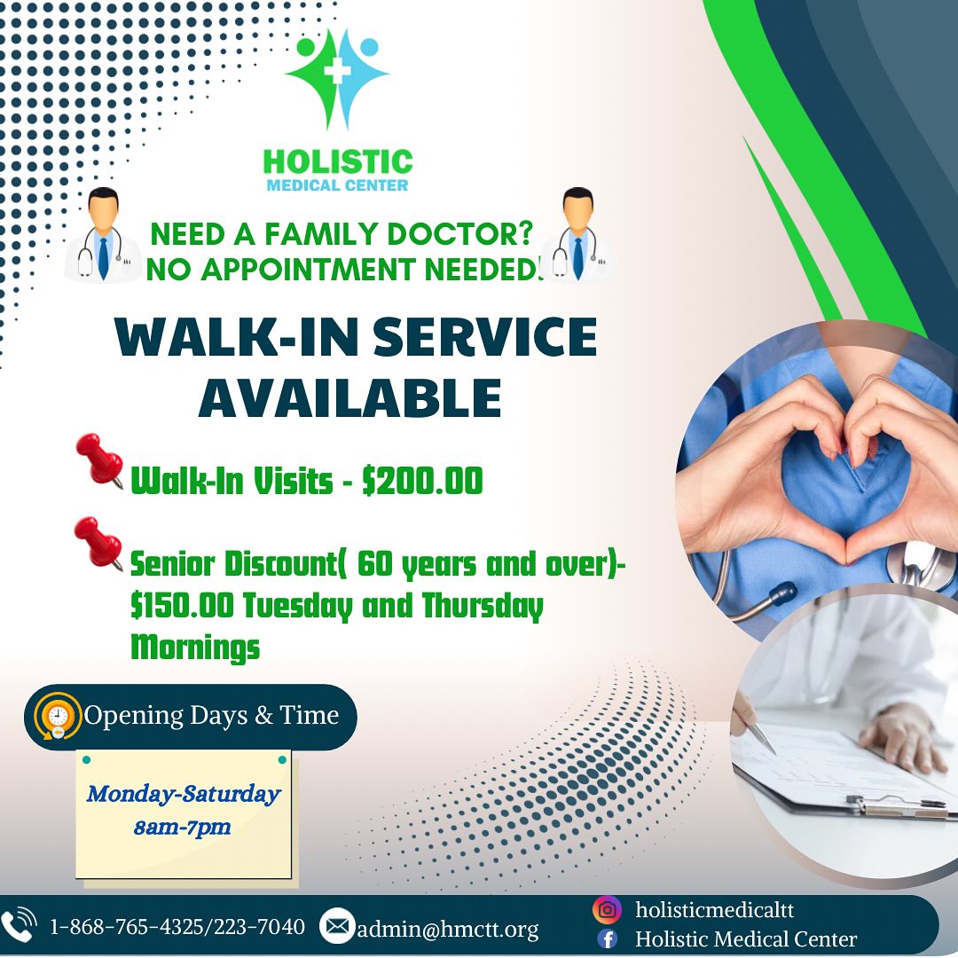 Holistic - 🩺 WALK-IN FAMILY DOCTOR SERVICES🩺 No appointment? No problem ...