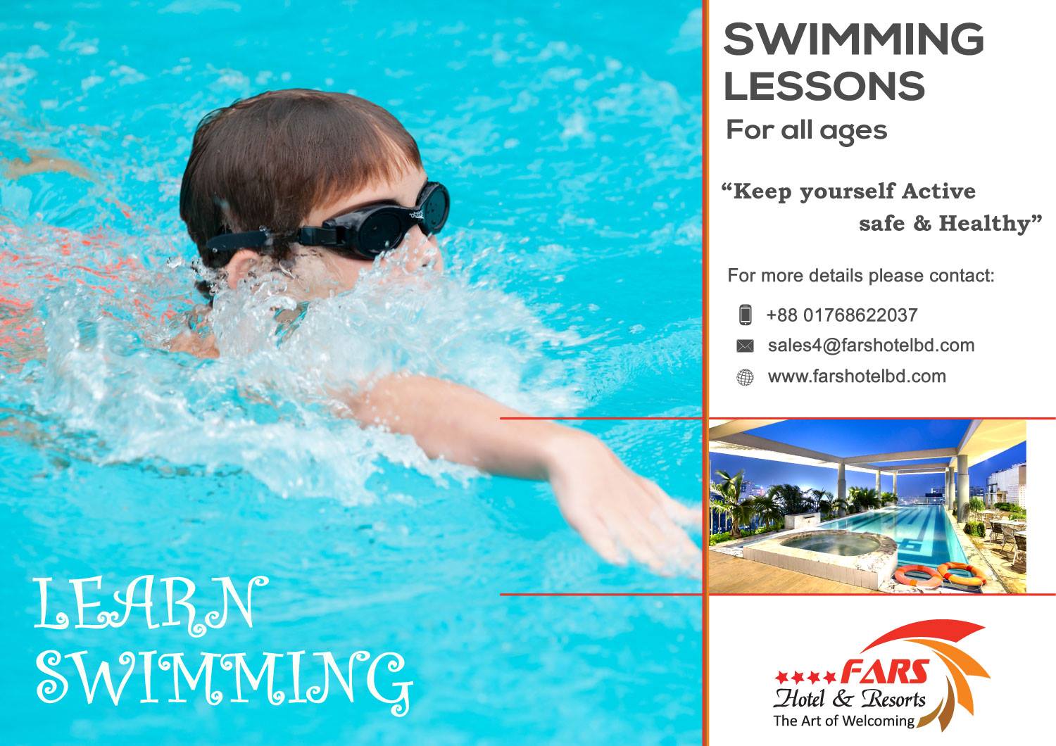 FARS Hotel & Resorts Ltd. - Master the art of swimming in FARS Hotel ...