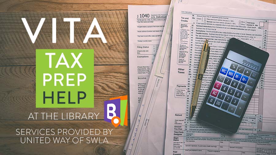 Beauregard Parish Library - 💸 VITA is Here for 2025 at the Beauregard ...