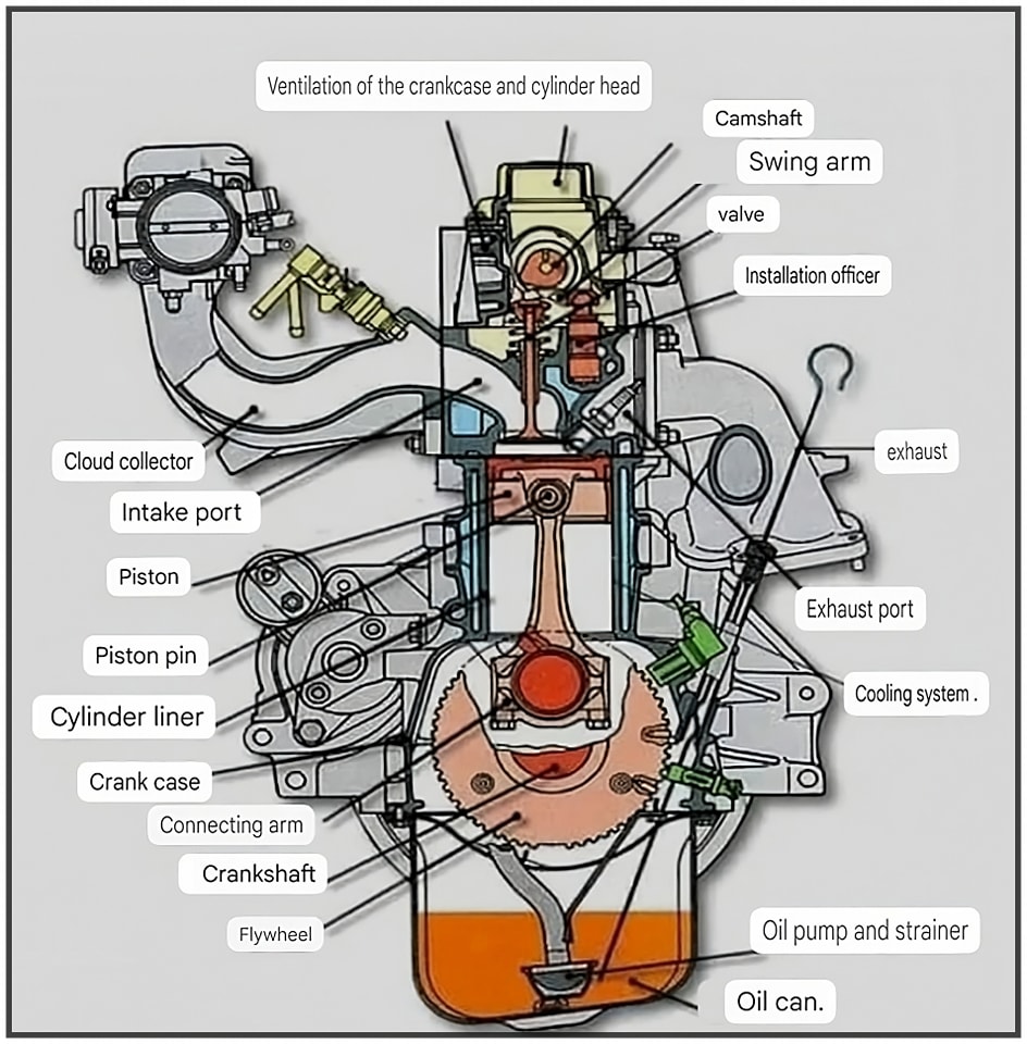 Engine Components Names - Product Design & Development | Facebook