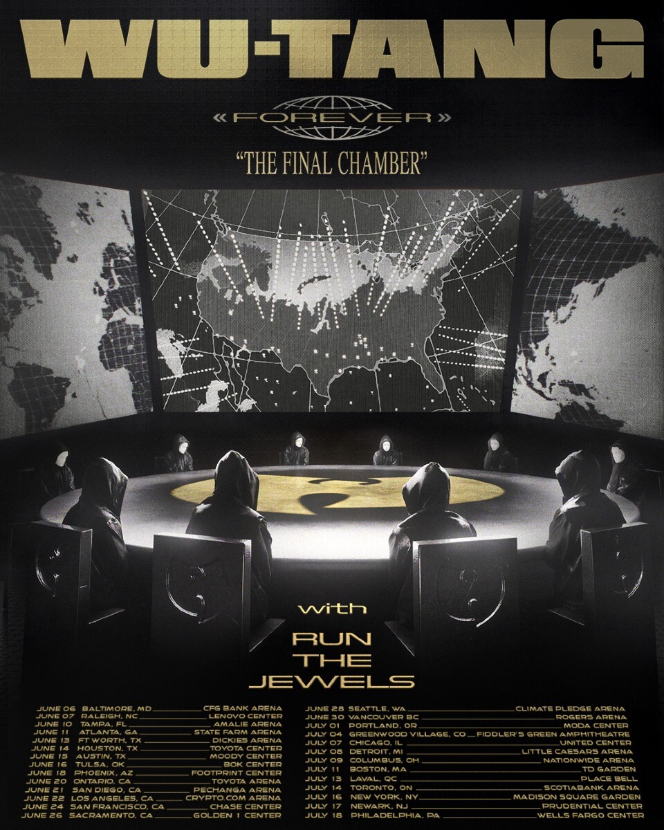 Wu-Tang Clan's last tour dates have been announced.