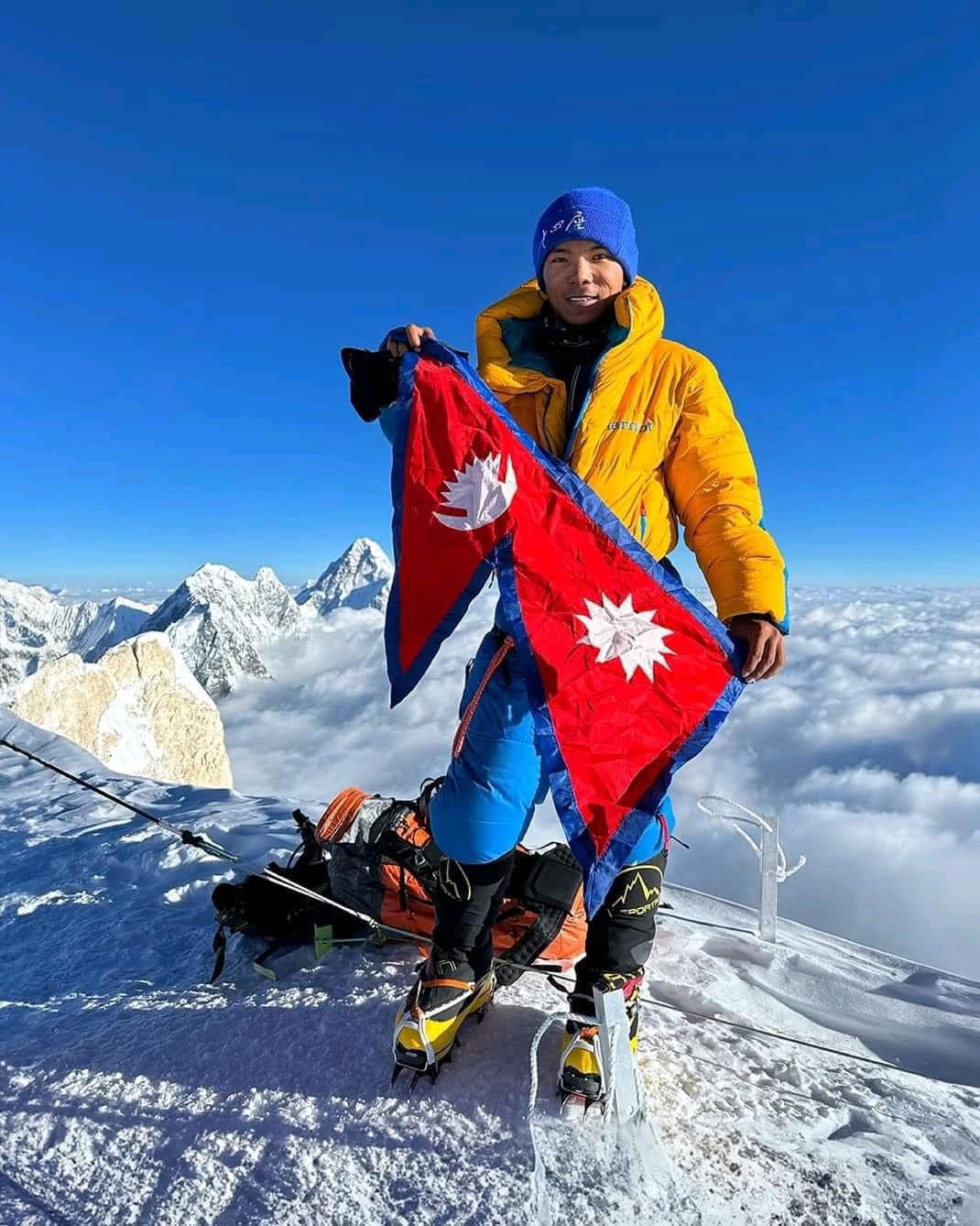 Amazing Record: 18 Yrs old Nepali mountaineer Nima Rinji Sherpa