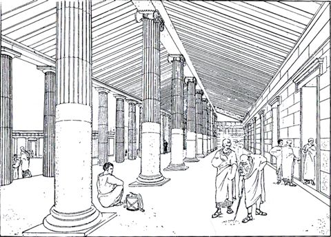 Portico Dipinto - Stoà Pecile | Athens