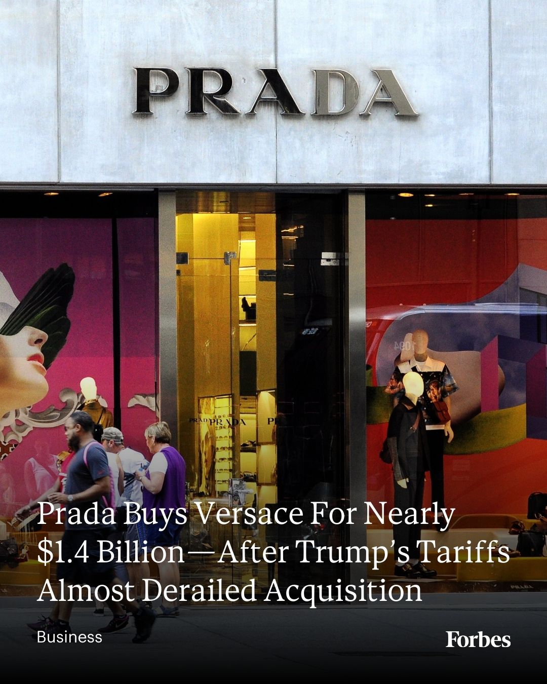 Luxury fashion firm Prada Group reached an agreement with Capri
