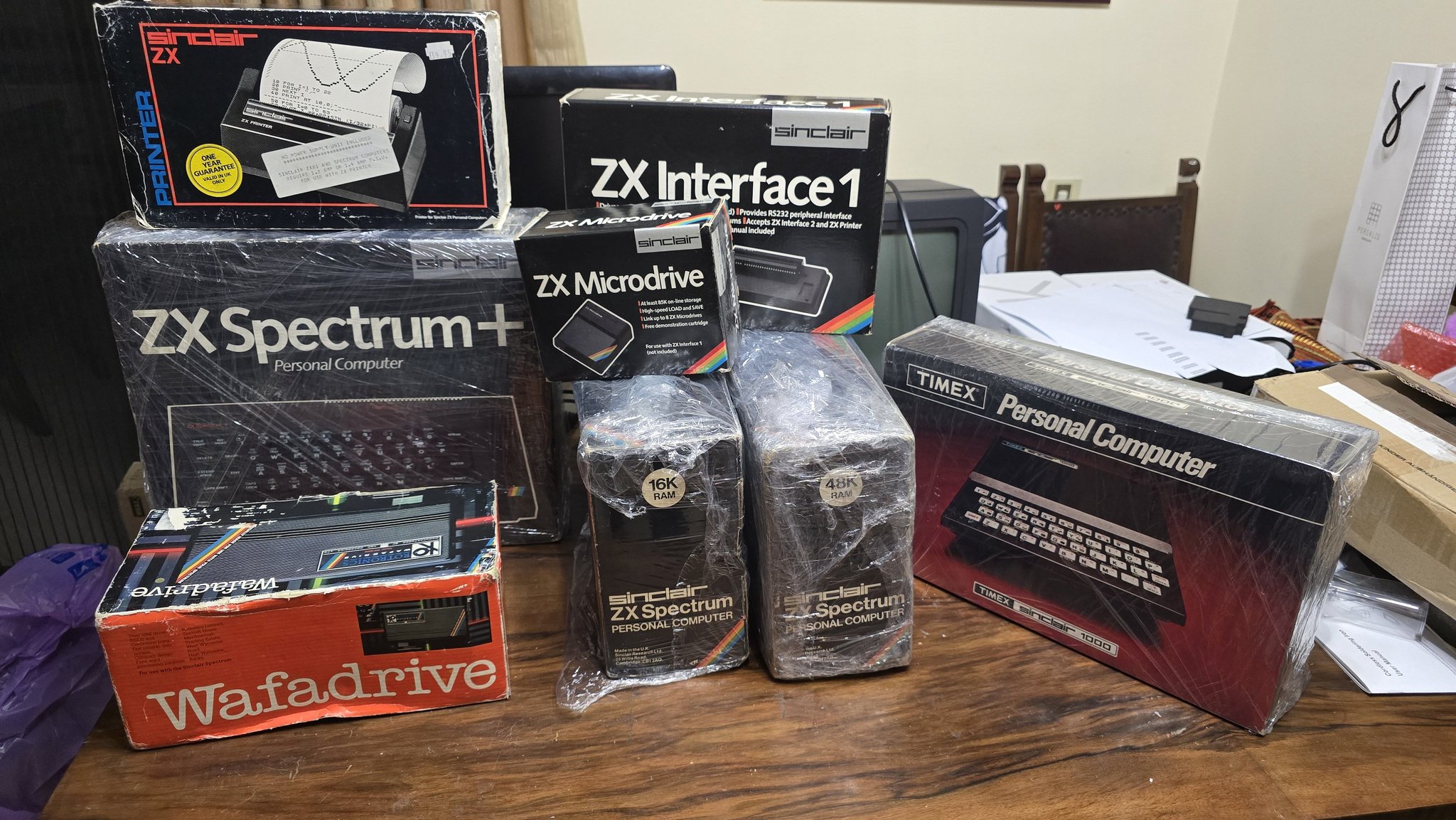 Skeletons in the closet. Endair ZX sir sinclair ZXInterface1 ZX