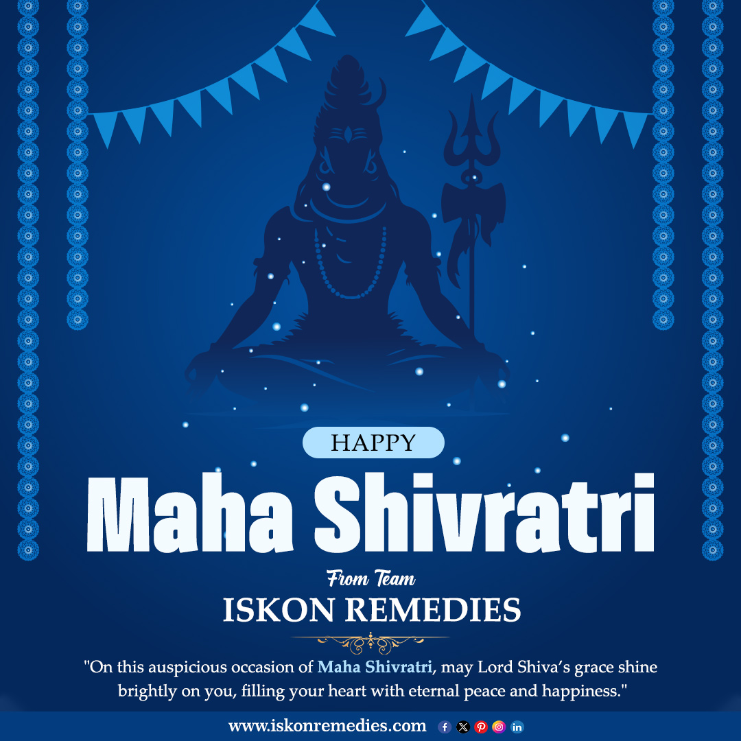 Iskon - On this auspicious night of Maha Shivratri, may Lord Shiva ...