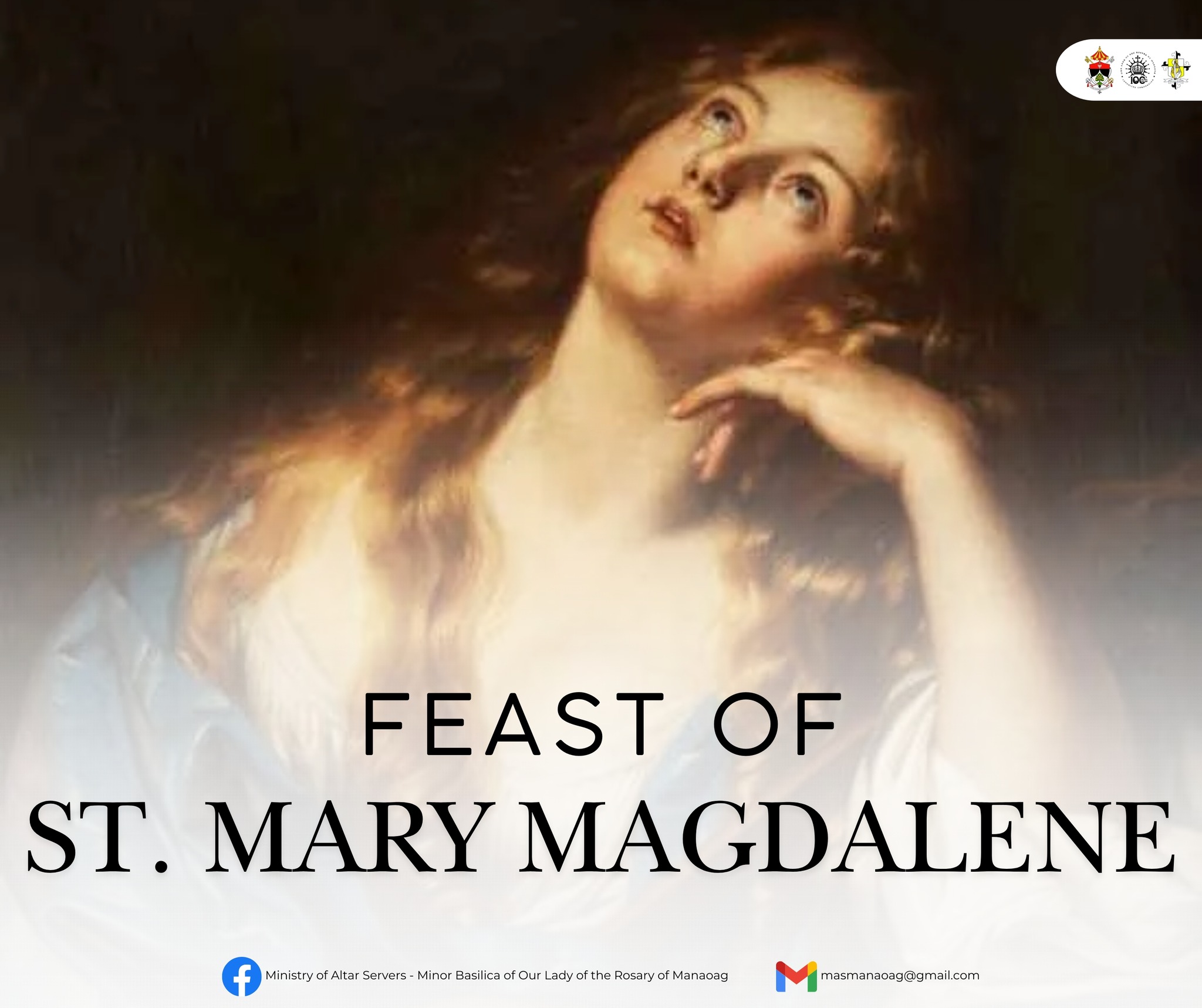 Ministry - July 22 | Feast of St. Mary Magdalene Patroness of the ...