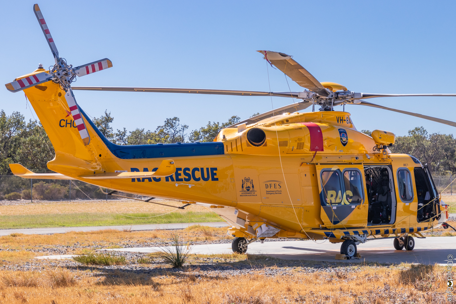 CHC helicopter returns to Jandakot airport
