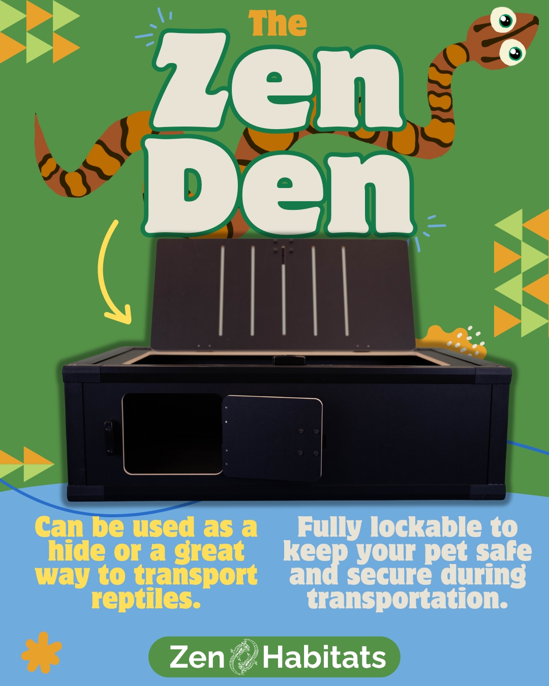Zen - 🐍 The Zen Den is Designed for Your Reptile’s Comfort and Safety ...