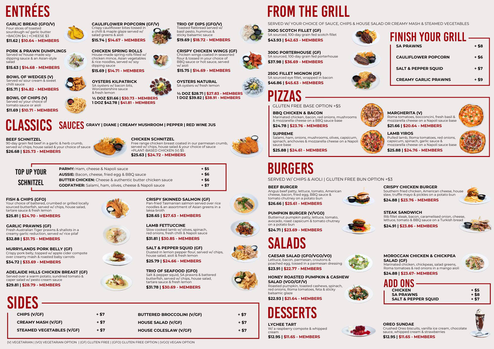 OG - NEW MENU has arrived! 🍔🍕🥩🥂🍻🍦 | Facebook